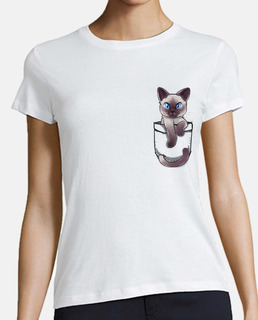 chat siamois de poche - baseball femme