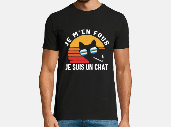 T shirt discount chat femme