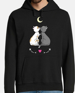 chats amoureux kawaii
