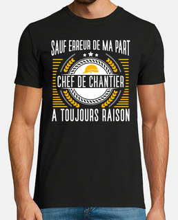 Chef de chantier, conducteur de travaux