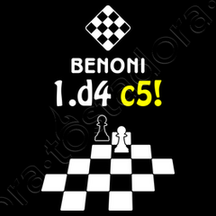 Chess - defense benoni t-shirt