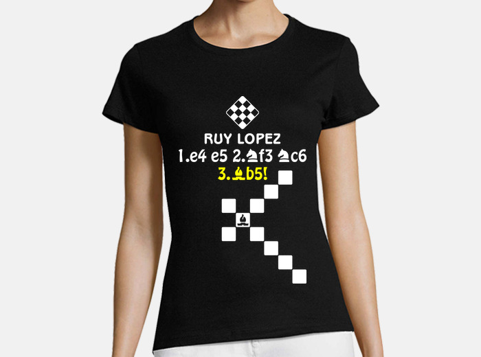 Chess - ruy lopez opening t-shirt