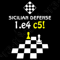 Chess - sicilian defense t-shirt