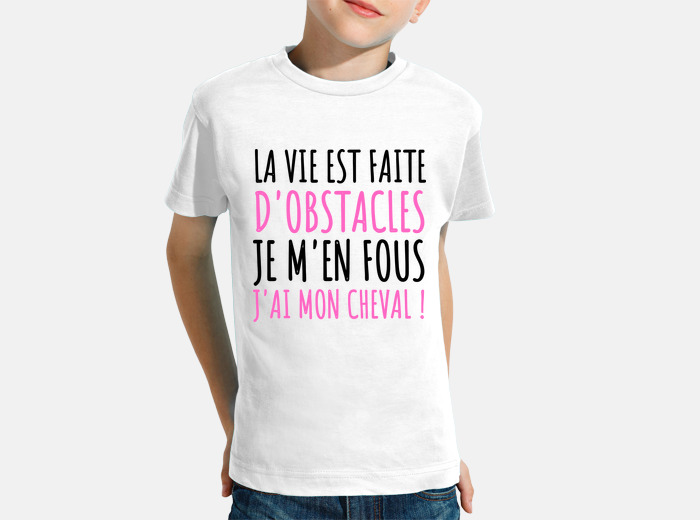 Cheval Fille Personnalisé Idée Cadeau Équitation' T-shirt sport Homme