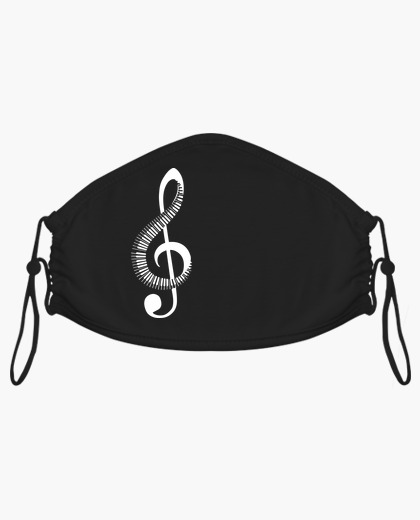 Mascherina Chiave Di Violino E Pianoforte Bianco Tostadora It