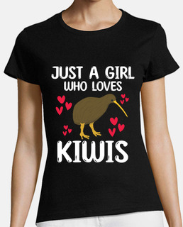 chica amante del kiwi