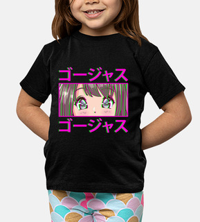 chica anime con escritura kanji