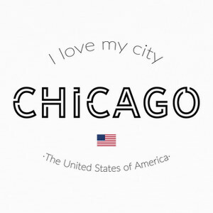 Tee-shirts Chicago - usa