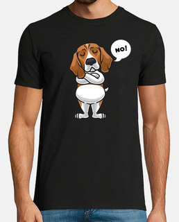 chien beagle têtu drôle