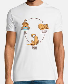 chien funny , eat, sniff, sleep ,éducateur canin , 
