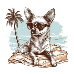 Chihuahua discount con lentes