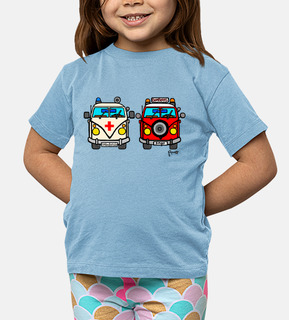 Children, short sleeve, blue