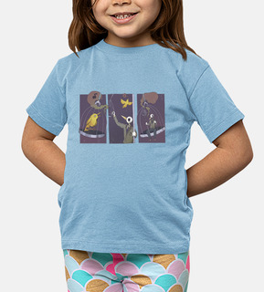 Children, short sleeve, blue