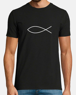 christian fish symbol t-shirt