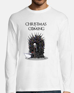 Christmas is coming Camiseta chico manga larga