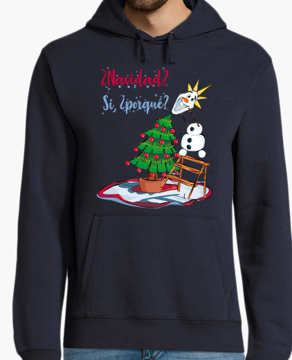Christmas with snowman hoodie