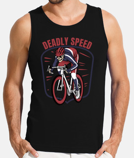 ciclista esqueleto de velocidad mortal