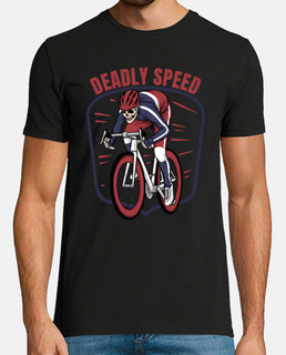 ciclista esqueleto de velocidad mortal