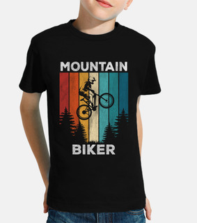 ciclista vintage mountain bike
