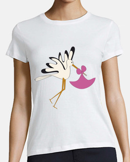 cigogne rose