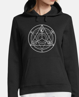 circle occult white sweatshirt