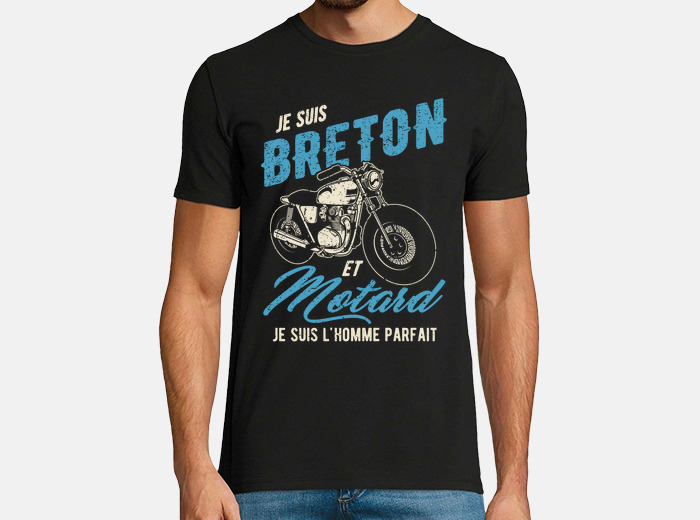 Tee Shirt Citation Breton Et Motard Tostadora