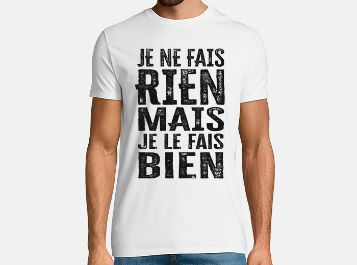 Tee Shirt Citation Drole Flemme Flemmard Tostadora