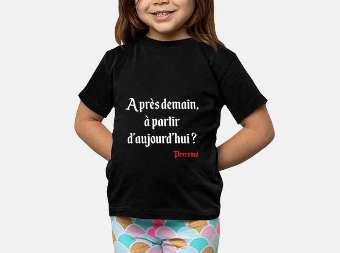 Tee Shirt Enfant Citation Kaamelott Perceval Tostadora