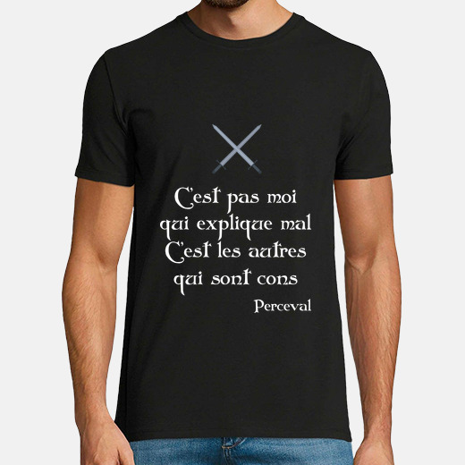 Tee Shirt Citation Perceval Kaamelott Tostadora Tee Shirt Citation Perceval Kaamelott Tostadora