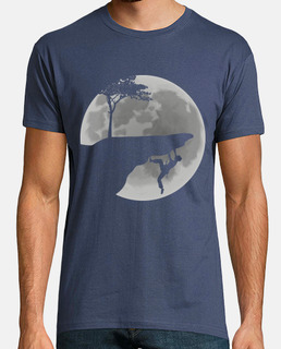 climbing moon night
