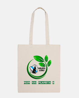 cloth bag made of recycled material.