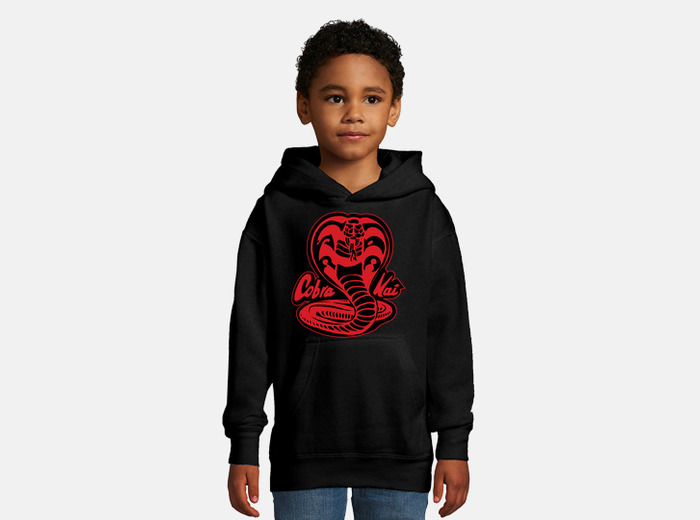 Cobra kai red kids hoodie tostadora