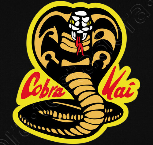 Camiseta Cobra Kai Fist (Cobra Kai Logo espalda) | laTostadora