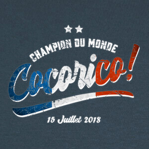 Tee-shirts Cocorico Coupe du Monde 2018