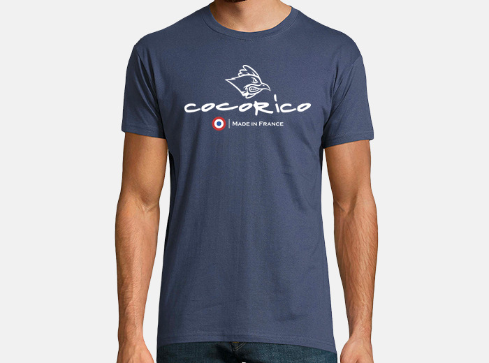 T-shirt homme Le Coq Français Blanc - Made in France - Cocorico