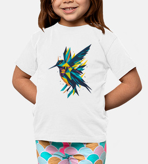 colibri abstrait géométrique