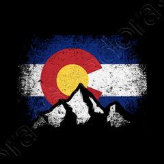 Colorado Flag Mountain T Shirt Gift Colorado Flag Mountain T Shirt Gift