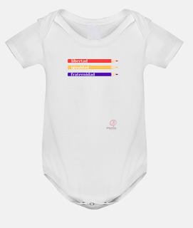 Colores República - Body bebé, blanco