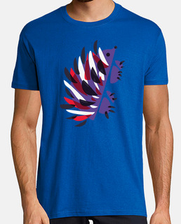 Colorful Geometric Cute Hedgehog