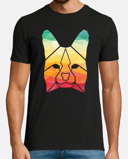 Colorful Geometric Tribal Fox Gift Artistic Prismatic