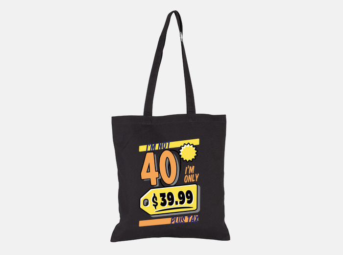 Borsa compleanno 40 anni divertente uomo donn