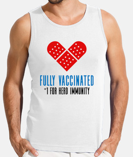completamente vacunado más 1