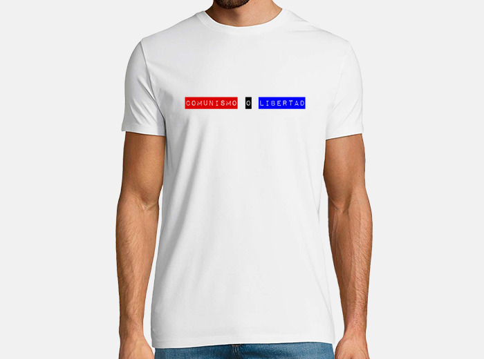 Asentar Gaviota pozo Camiseta comunismo o libertad. madrid españa | laTostadora