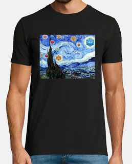 conception de nuit étoilée artsy van go