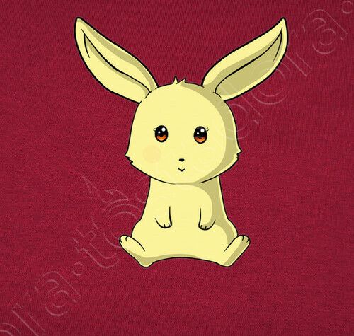 Tee-shirt lapin kawaii | tostadora.fr