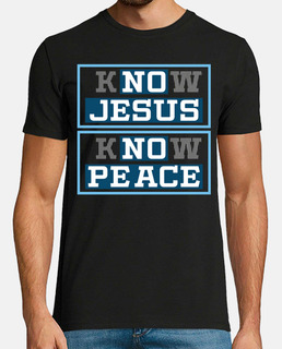 conoce a jesus conoce la paz señor dios