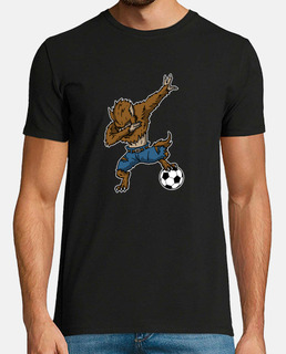 Cool Dabbing Werewolf Soccer Gift Idea