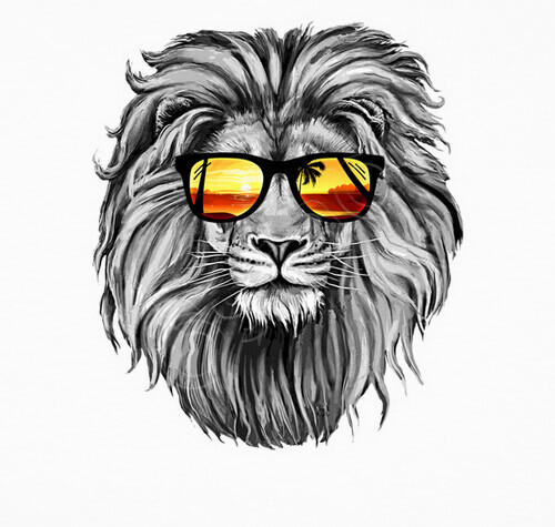 cool lion t shirt