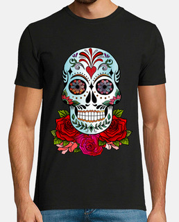 cooltee calavera calaca with roses. toaster