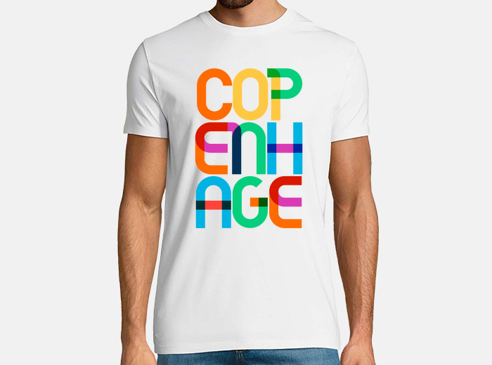 oversætter etnisk Encyclopedia Copenhagen denmark pop art letters t-shirt | tostadora